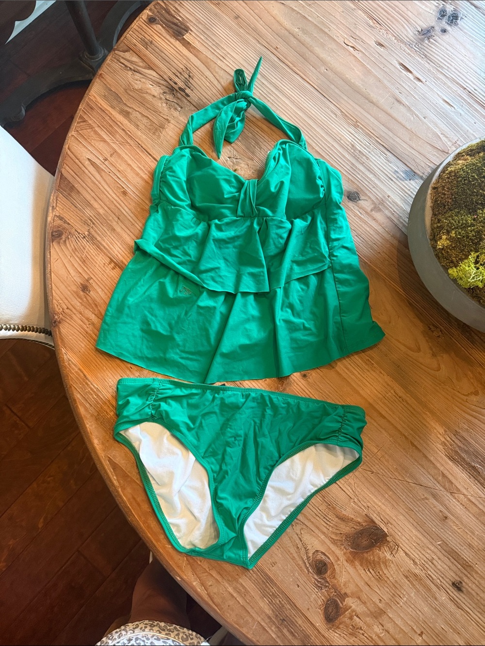 Alex Marie Green Trim Swimwear Bottoms